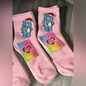 Christmas Care Bear Socks 2PACKS